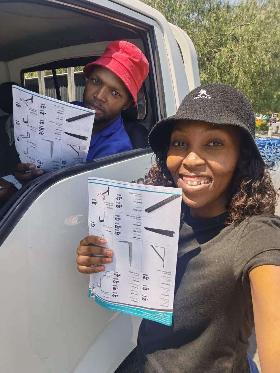 Brand ambassadors on the ground for a mall flyer distribution campaign